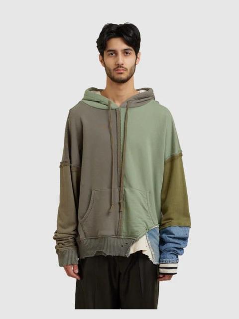 Greg Lauren $1350 NWT Greg Lauren Greens Fragment Hoodie US-XL (Size 4)