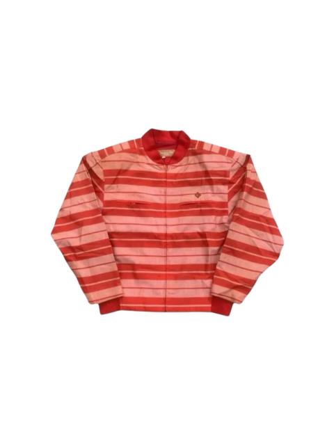 Dior Vintage Christian Dior Sports Striped Zip Up Jacket