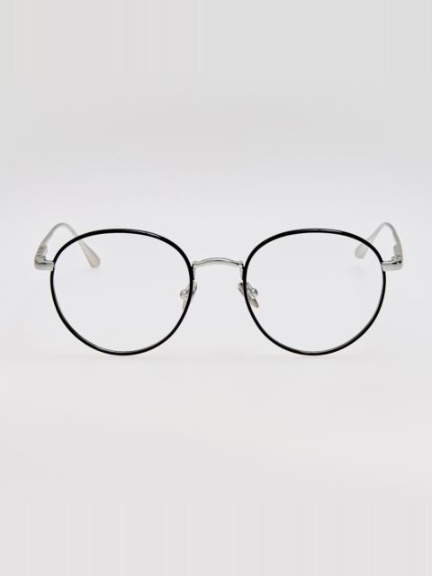LINDA FARROW Mason Optical in 22K White Gold