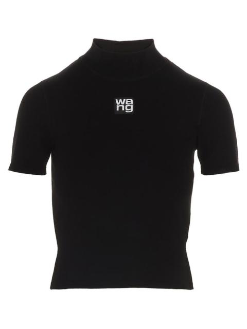 alexanderwang.t T BY ALEXANDER WANG LOGO VISCOSE TOP