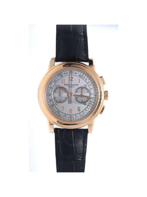 Patek Philippe Pre-owned Patek Philippe Classic Chronograph Chronograph Silver Dial Men's Watch 5070R