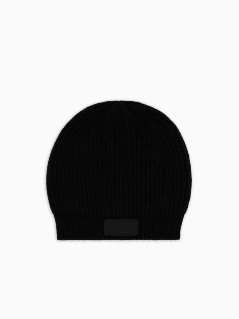 GIORGIO ARMANI GIORGIO ARMANI NEVE BEANIE HAT