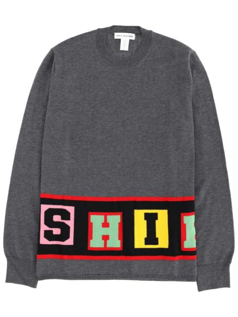 Comme des Garçons SHIRT WOOL BLEND SHIRT SWEATER