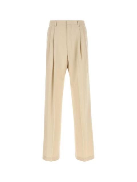 Dries Van Noten Men Beige Wool Panrom Pant