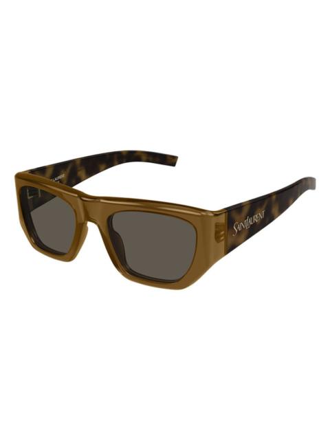 SAINT LAURENT Saint Laurent Ladies Black Square Sunglasses SL740 002