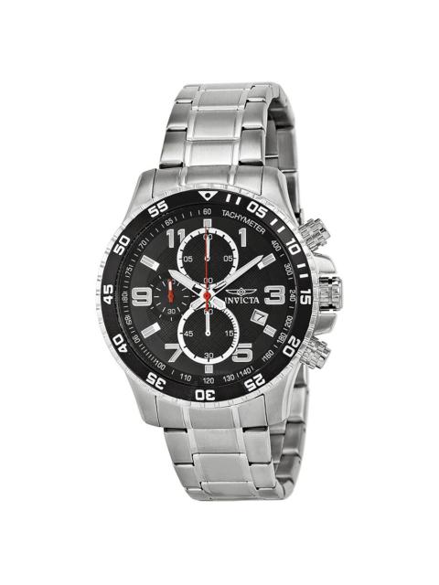 Invicta - Invicta Specialty Chronograph Black Dial Stainless Steel Men's Watch 14875