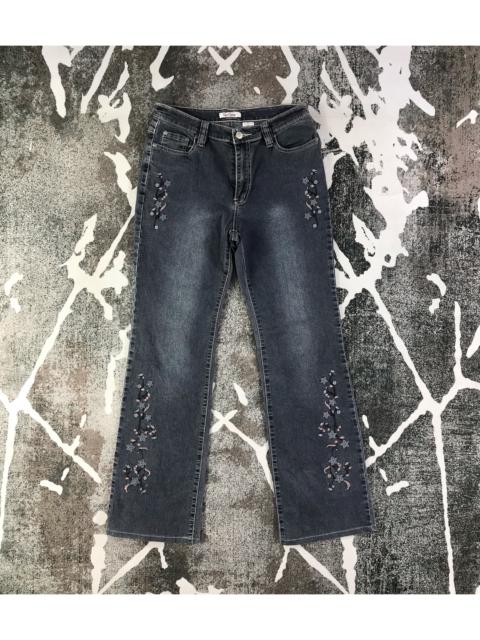 Other Designers Japanese Brand - Japanese Brand Gran Sasso Jeans Embroidery Denim KJ1568
