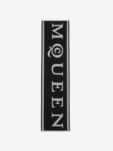 Alexander McQueen McQueen Wool Jacquard Scarf