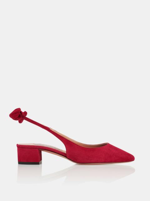 AQUAZZURA Very Bow Tie Sling 35