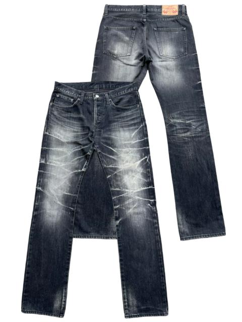 Other Designers Vintage Takeo Kikuchi Distressed Denim Jeans 32x33