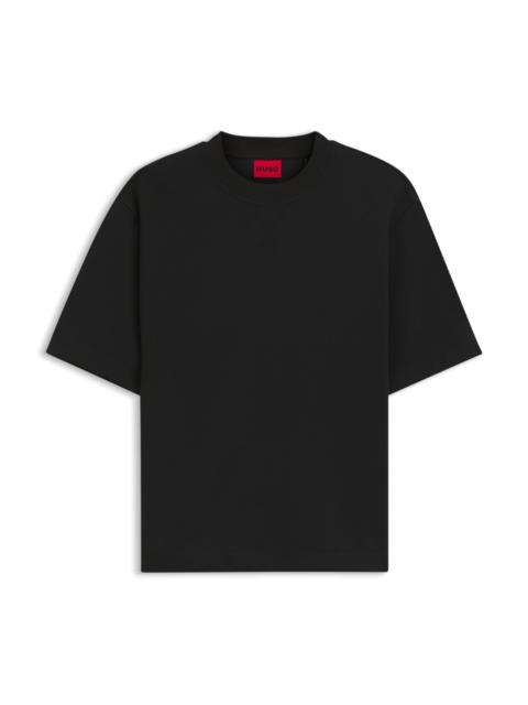HUGO OVERLOCK-STITCH T-SHIRT IN A RELAXED FIT