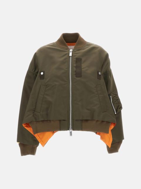 sacai Sacai Women Nylon Twill Blouson