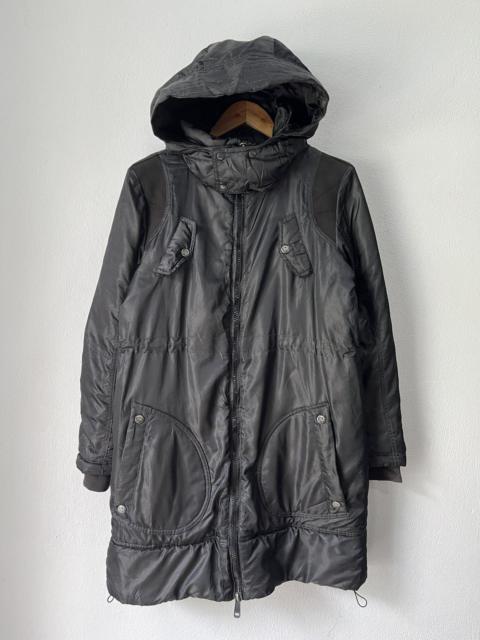 Diesel Zip Up Multi Pocket Long Jacket