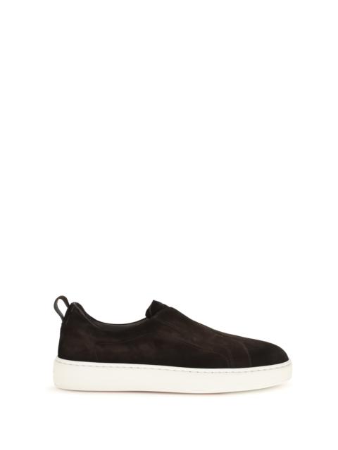 Santoni Santoni Slip-on Sneakers Dark Brown Men