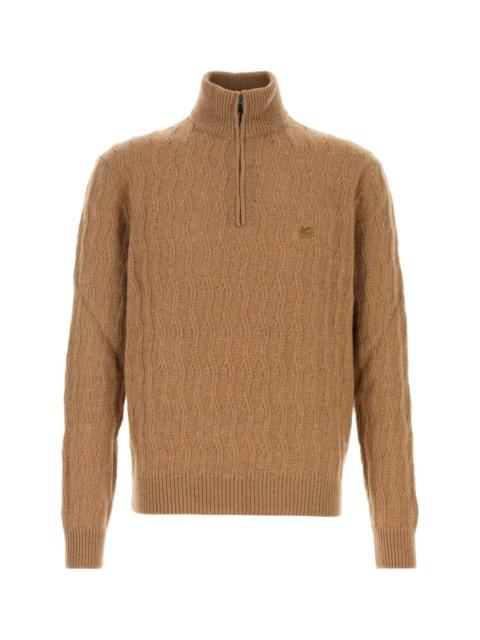 Etro Etro Men Camel Cashmere Sweater