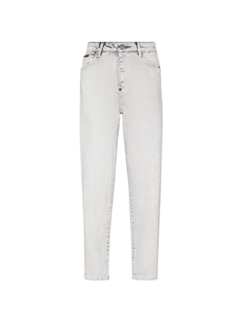 PHILIPP PLEIN Mom Fit tapered jeans