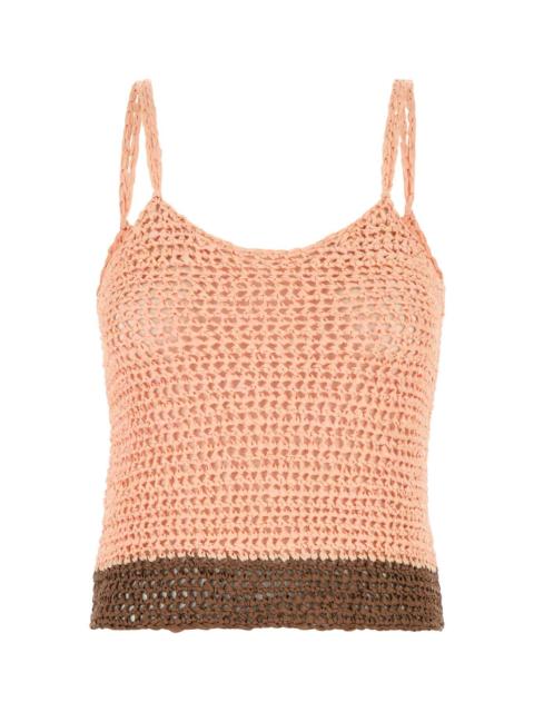 Loewe Loewe Paula's Ibiza Women Two-Tone Crochet Paula S Ibiza Top
