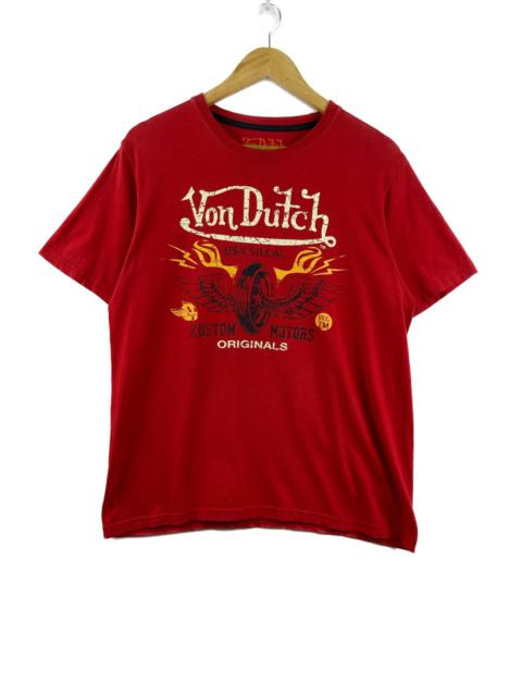 Other Designers Von Dutch Big Logo Tee Red