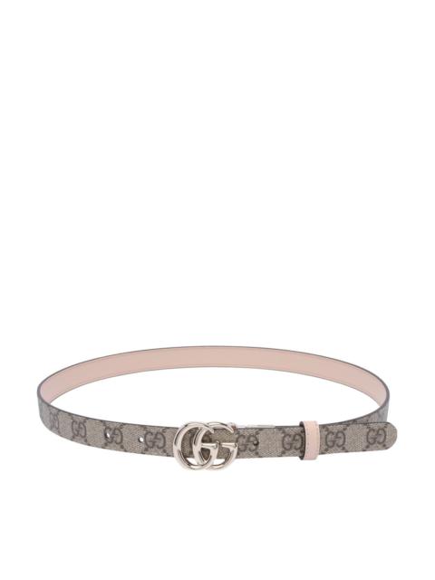 Gucci Women Gg Marmont Reversible Tihn Belt