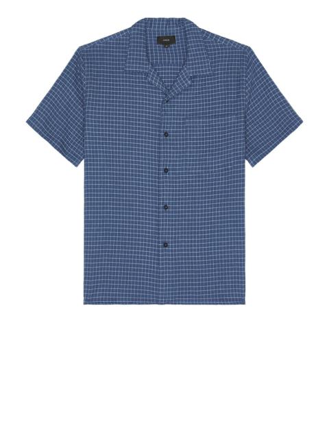 Vince Provence Plaid Collar Shirt