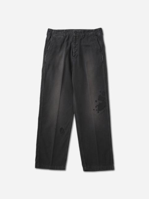 visvim Men's Chino Pants Crash Black
