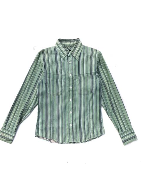 Other Designers Japanese Brand - Tete Homme Striped Design Shirt Button Up