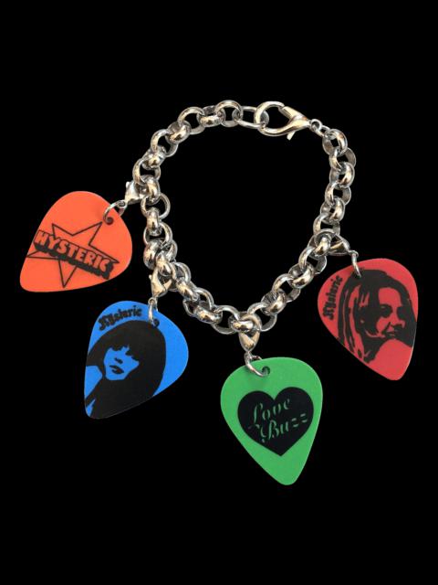 Hysteric Glamour Hysteric Glamour Guitar Pick Charm Bracelet