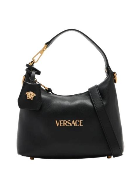VERSACE Versace Tag Nappa Hobo Bag