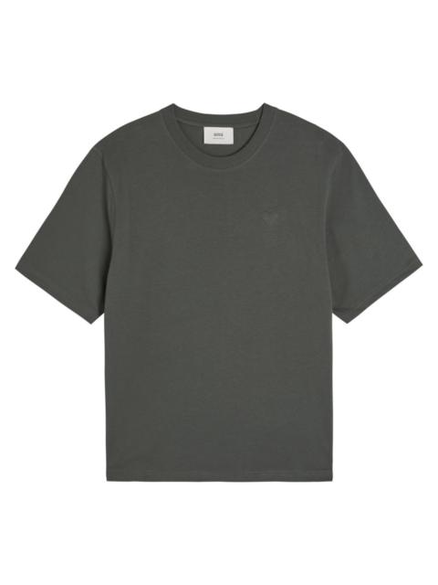 AMI Paris Ami Paris Logo-embossed Cotton T-shirt