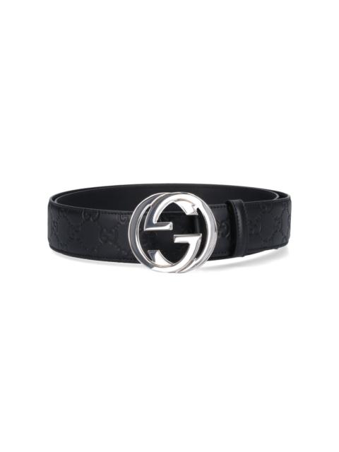 GUCCI "SIGNATURE" BUCKLE BELT