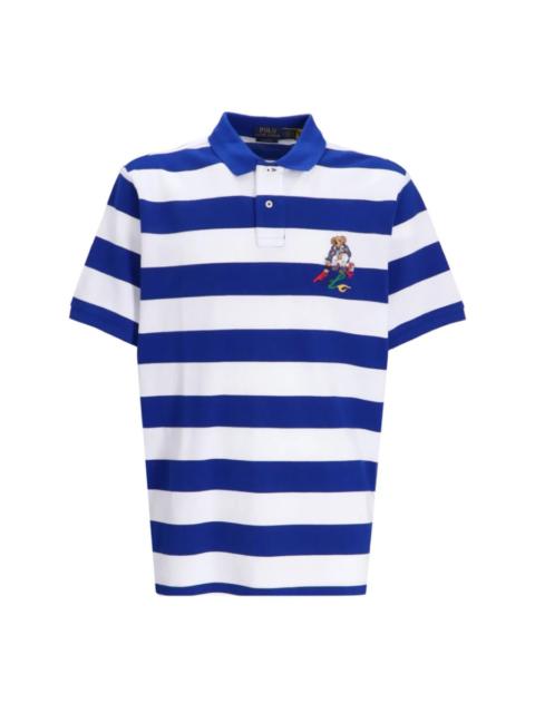 Polo Ralph Lauren Polo Ralph Lauren Logo Print Cotton Polo Shirt