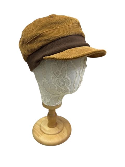 Other Designers Katharine Hamnett London - VINTAGE HAMNETT CORDUROY BASKER HAT CAP