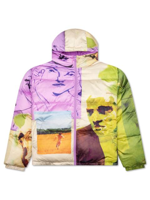 KidSuper PRINTED SHINY PUFFER - MULTI