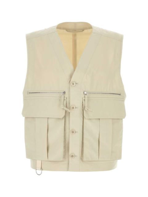 Lemaire Lemaire Men Beige Cotto Vest