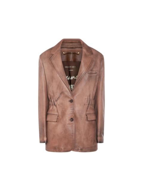Golden Goose Brown Viscose Blazer
