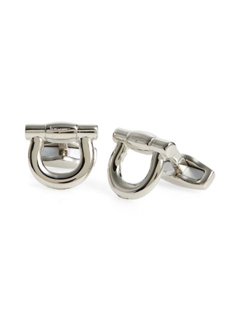 FERRAGAMO Salvatore Ferragamo Gancio Cuff Links in Palladio at Nordstrom