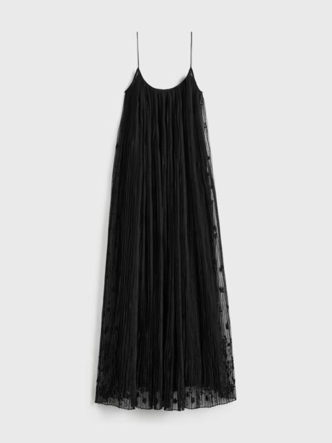 TOTEME Floral tulle dress black