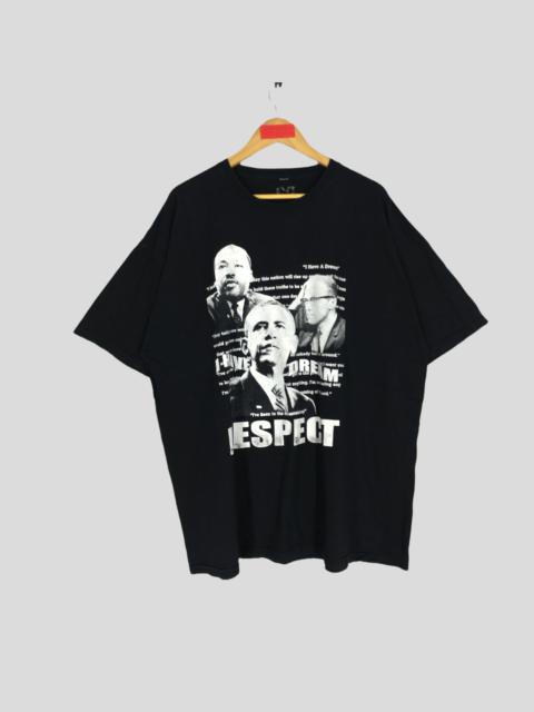 Other Designers Vintage - Y2K Malcom X Luther King Obama Tee
