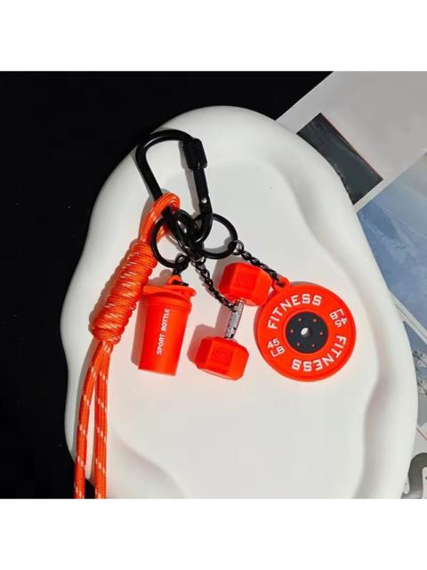 Other Designers Japanese Brand - 🏋️ FITNESS KEYCHAIN | Dumbbell Weight Plate Shaker Accessory