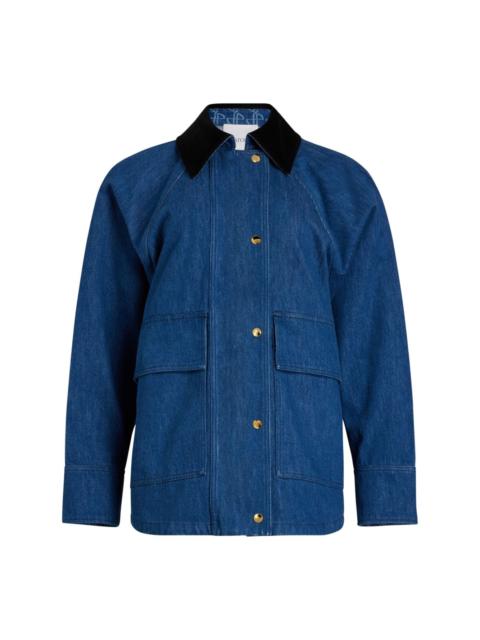 organic denim parka