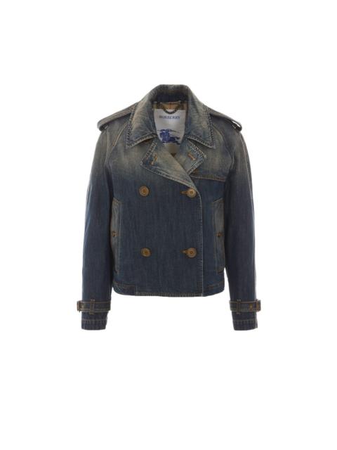 Burberry Burberry Women Trench Mayfair Cropped Denim Jacket