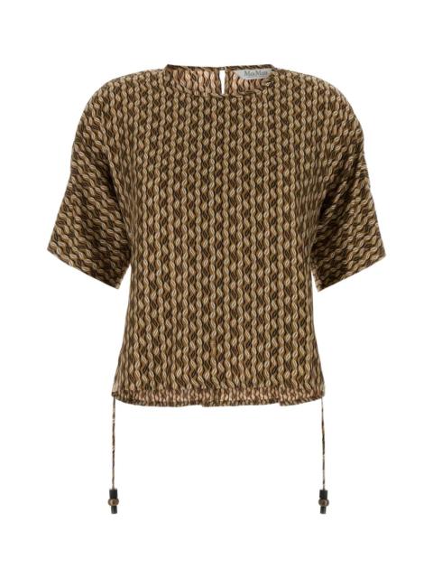 Max Mara Max Mara Women Printed Silk Nordica Blouse
