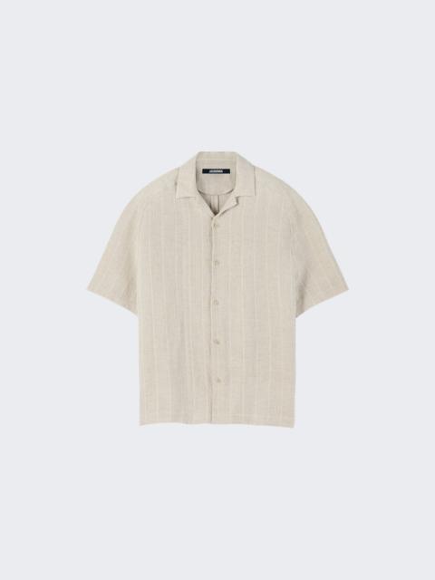 JACQUEMUS La Chemise Fonccio Light Beige