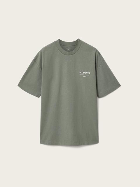 ALLSAINTS UNDERGROUND OVERSIZED CREW NECK T-SHIRT