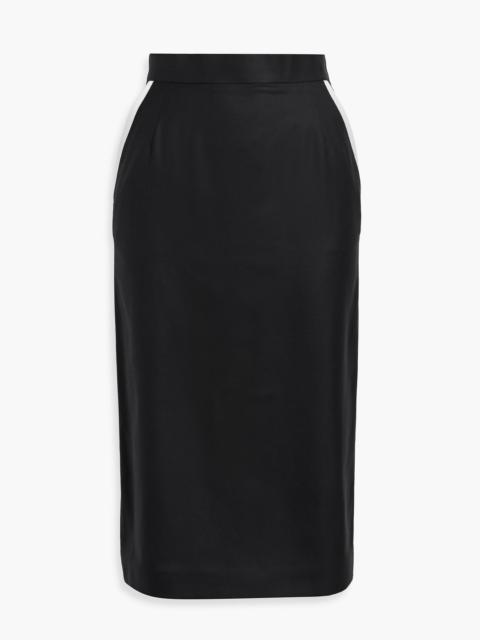 Thom Browne Wool-twill pencil skirt