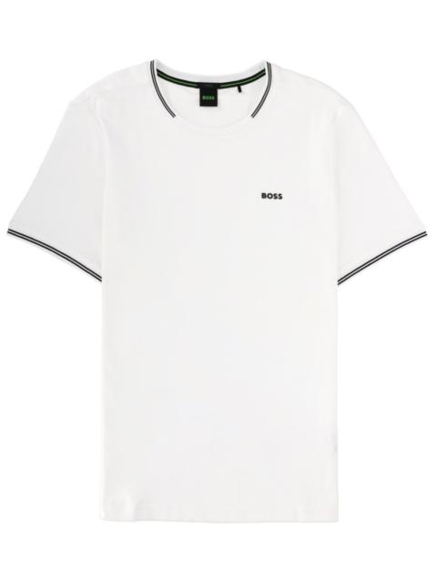 BOSS COTTON T-SHIRT WITH LOGO