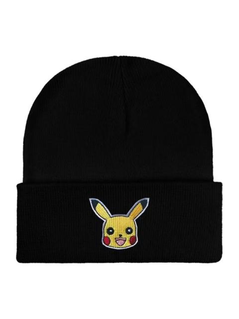 Other Designers Y2K Anime Pikachu Pocket Monster Black Beanies Winter Warm Hat Cute Embroidery Cap Adult Kid