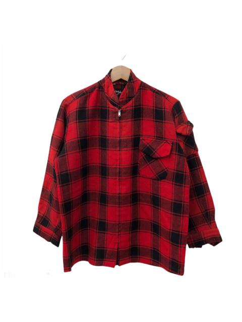 Other Designers Japanese Brand - VINTAGE ZIPPER JACKET TARTAN DESIGN PUNK ROCK STYLE