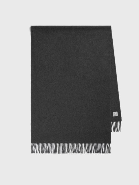 TOTEME Cashmere scarf charcoal