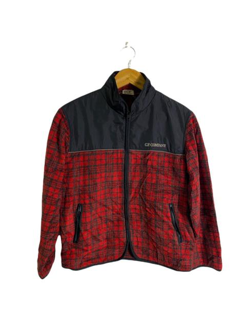 C.P. Company Red Tartan Fleece Jacket